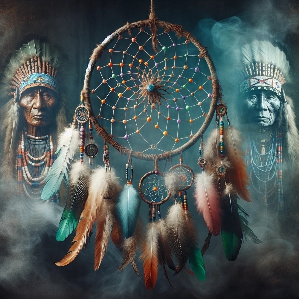 Dreamcatcher In A Frame 8x10 Picture AI wall - Picture 2 of 3